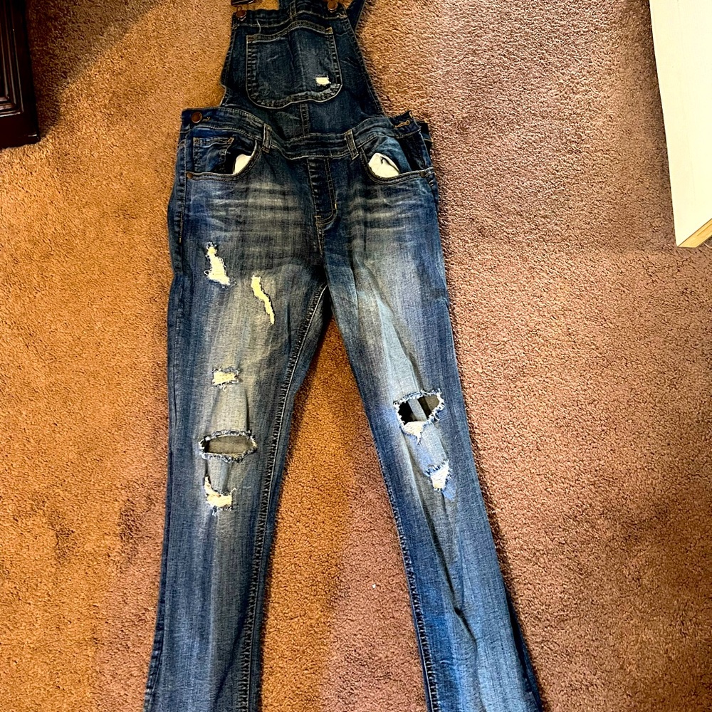 Cute denim overalls